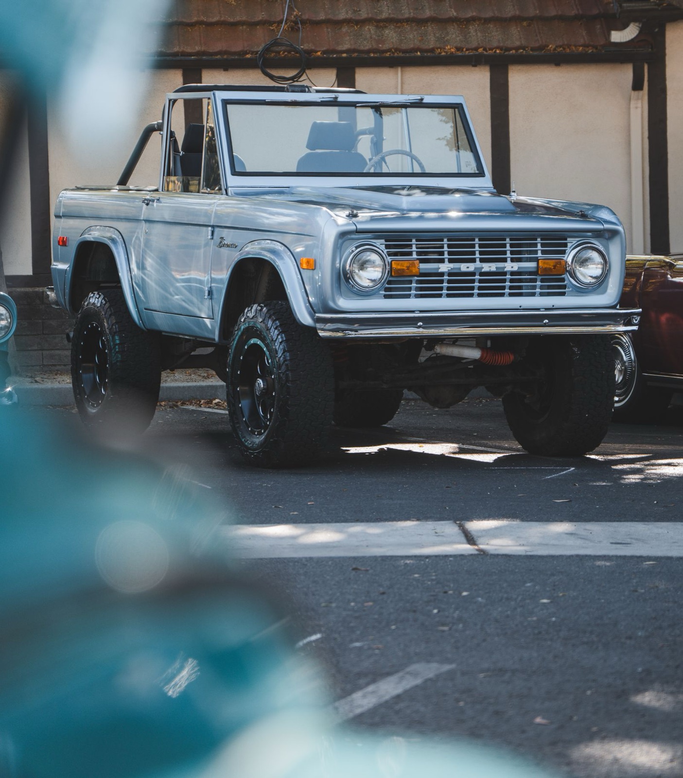 Restored silver first-generation Bronco